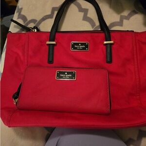 Kate spade bag and wallet